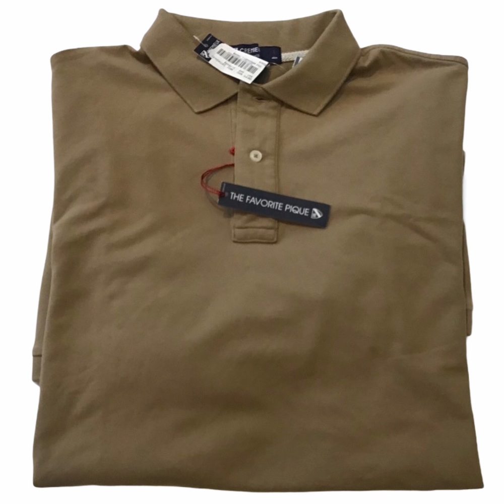 NEW Daniel Cremieux Dark Tan Pique Polo